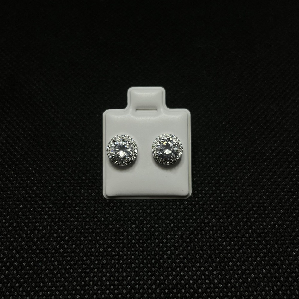 Pendientes De Plata 925 Con Diseño‎ De Círculo, 925 Silver Earrings